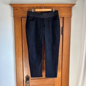 Old Navy OG Straight Low Panel Maternity Black Jeans Size 10 Long